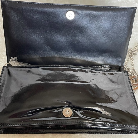 Dior Patent Cannage Rendezvous Chain Wallet - Picture 6 of 8